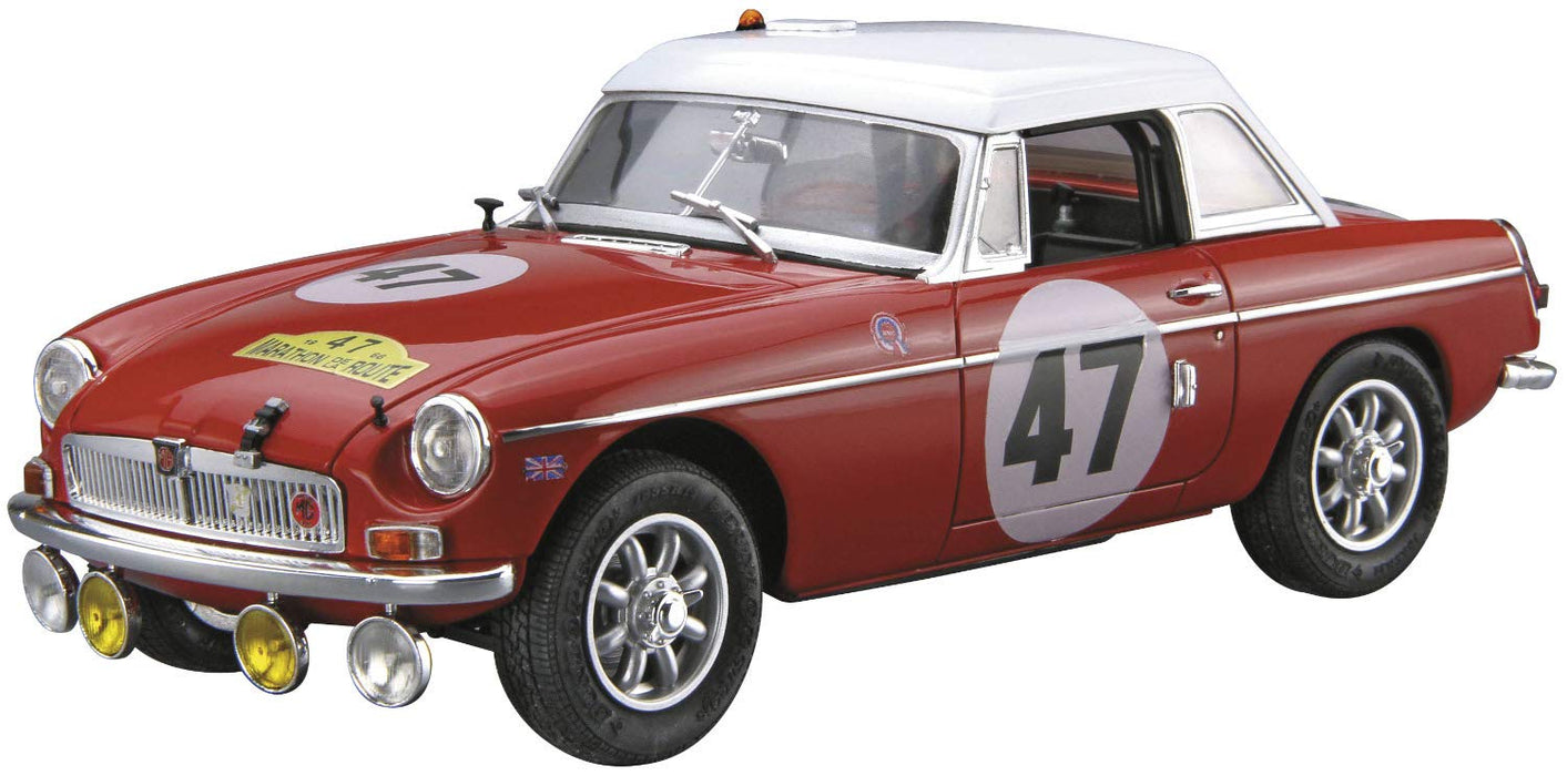 Aoshima Bunka Kyozai 1/24 The Model Car Series Sp Blmc G/Hm4 Mg-B Club Rally Ver. 1966 Plastic Model- Japan Figure Store - #1 Bring To You The Best Japanese Goods