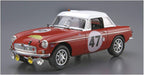 Aoshima Bunka Kyozai 1/24 The Model Car Series Sp Blmc G/Hm4 Mg-B Club Rally Ver. 1966 Plastic Model- Japan Figure Store - #1 Bring To You The Best Japanese Goods