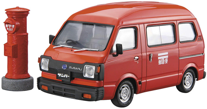 Aoshima Bunka Kyozai 1/24 The Model Car Series Sp Subaru K88 Sunbar High Roof 4Wd 1980 Mail Delivery Car Plastic Model- Japan Figure Store - #1 Bring To You The Best Japanese Goods