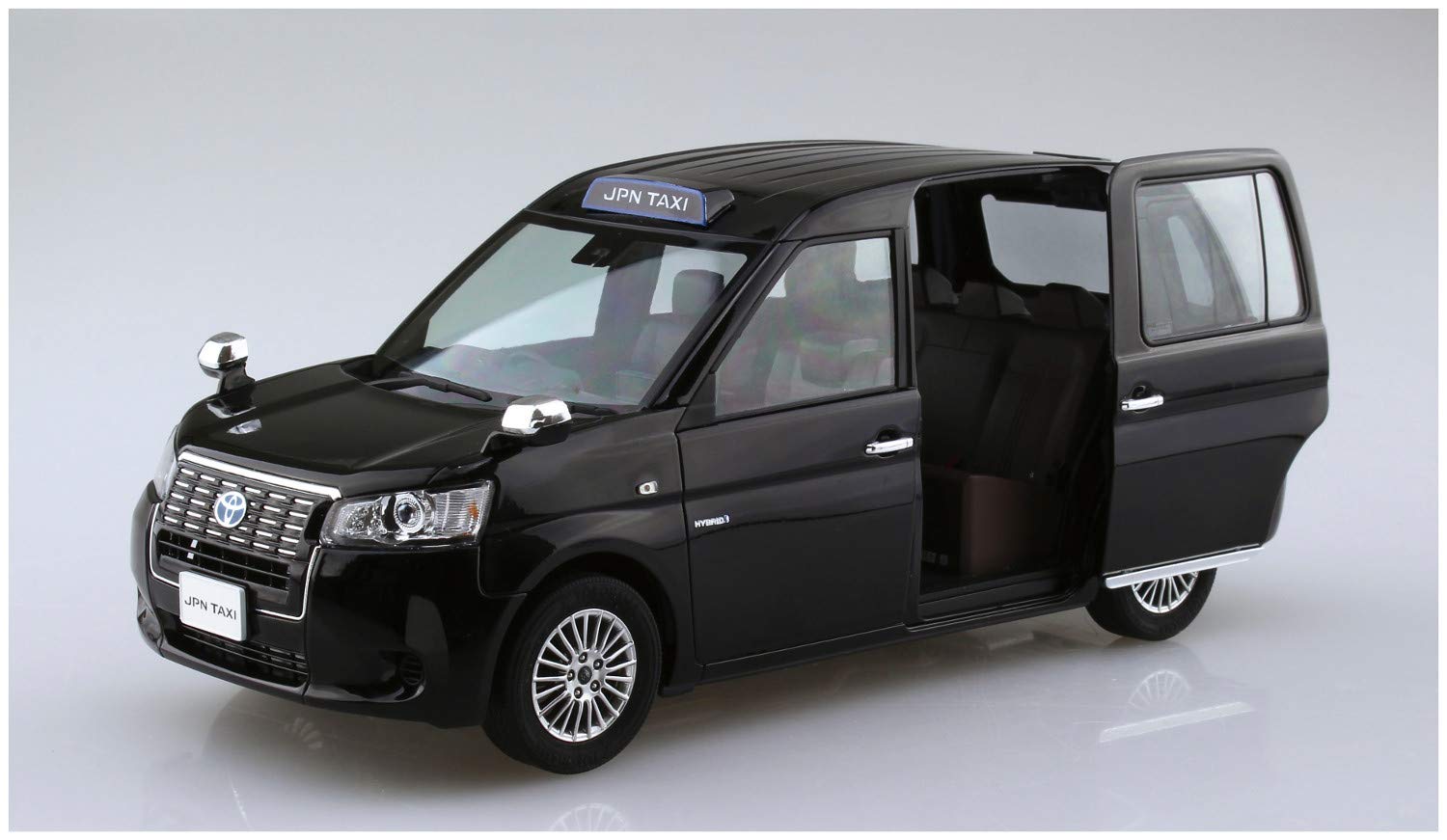 Aoshima Bunka Kyozai 1/24 The Model Car Series Sp Toyota Ntp10 Jpn Taxi 2017 Black Plastic Model- Japan Figure Store - #1 Bring To You The Best Japanese Goods