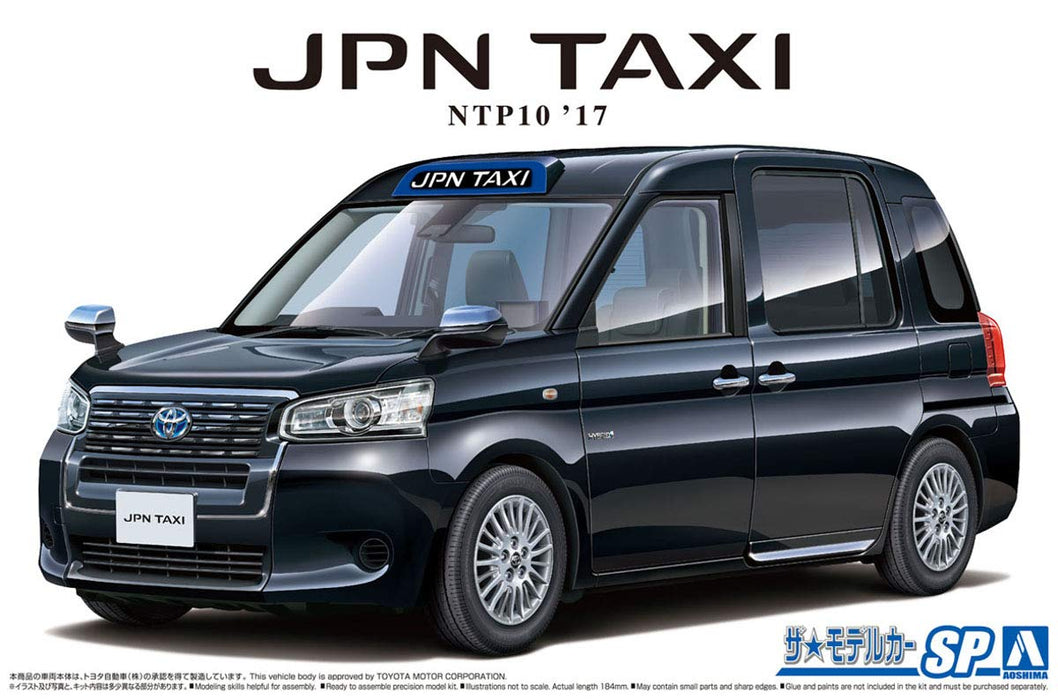 Aoshima Bunka Kyozai 1/24 The Model Car Series Sp Toyota Ntp10 Jpn Taxi 2017 Black Plastic Model- Japan Figure Store - #1 Bring To You The Best Japanese Goods