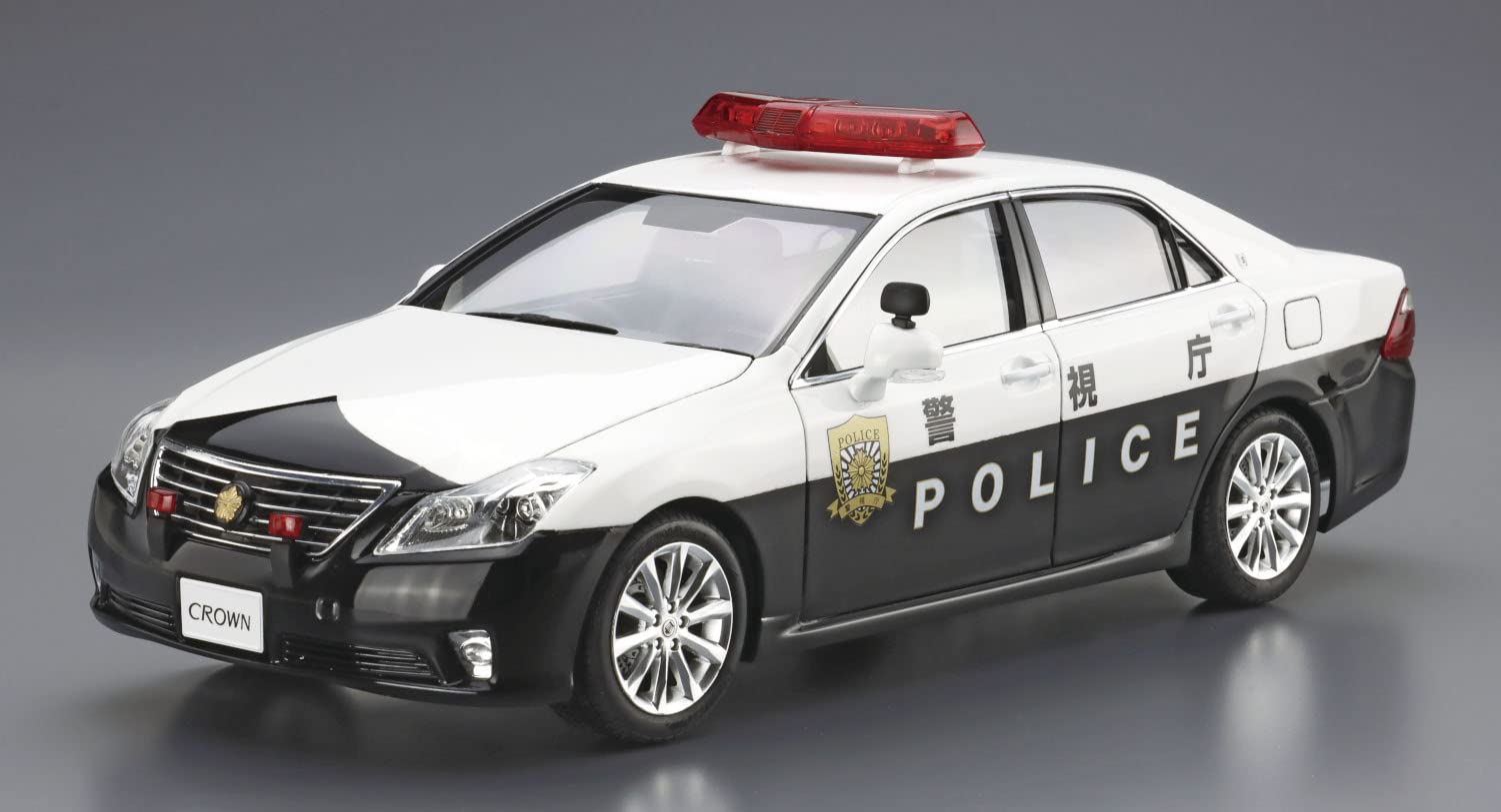 AOSHIMA The Patrol Car 1/24 No.6 Toyota Crown Grs202 Plastic Model- Japan Figure Store - #1 Bring To You The Best Japanese Goods