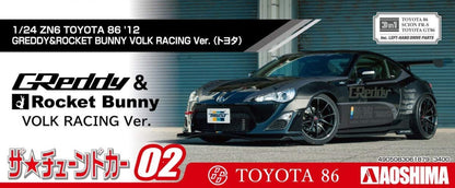 AOSHIMA The Tuned Car 1/24 Zn6 Toyota 86 Greddy & Rocket Bunny Volk Racing Ver. Plastic Model- Japan Figure Store - #1 Bring To You The Best Japanese Goods