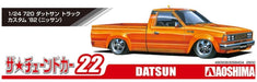 AOSHIMA The Tuned Car 1/24 Nissan 7' Datsun Truck Custom '82 Plastic Model- Japan Figure Store - #1 Bring To You The Best Japanese Goods