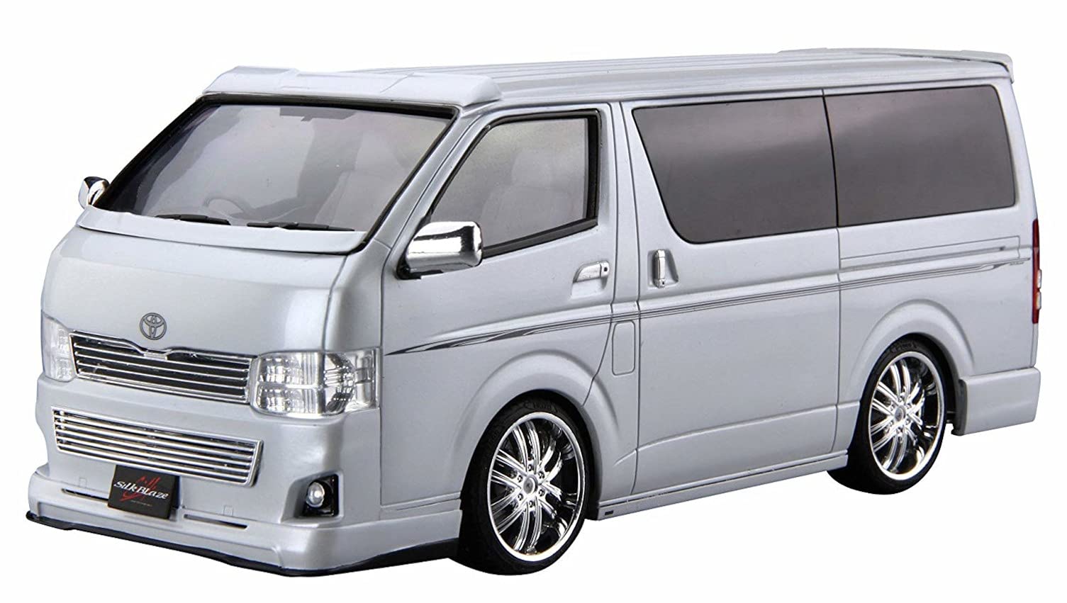 AOSHIMA The Tuned Car No.28 1/24 Silk Blaze Trh200V Hiace Ver. Iii '10 Toyota Plastic Model- Japan Figure Store - #1 Bring To You The Best Japanese Goods