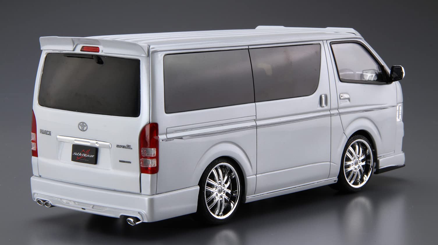 AOSHIMA The Tuned Car No.28 1/24 Silk Blaze Trh200V Hiace Ver. Iii '10 Toyota Plastic Model- Japan Figure Store - #1 Bring To You The Best Japanese Goods