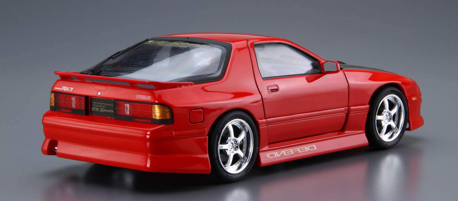 AOSHIMA The Tuned Car 1/24 Bn Sports Fc3S Rx-7 '89 Mazda Plastic Model- Japan Figure Store - #1 Bring To You The Best Japanese Goods