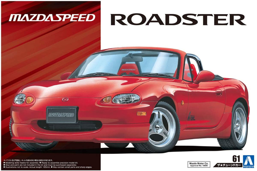 AOSHIMA 57698 Mazdaspeed Nb8C Roadster A Spec '99 Mazda 1/24 Scale Kit- Japan Figure Store - #1 Bring To You The Best Japanese Goods