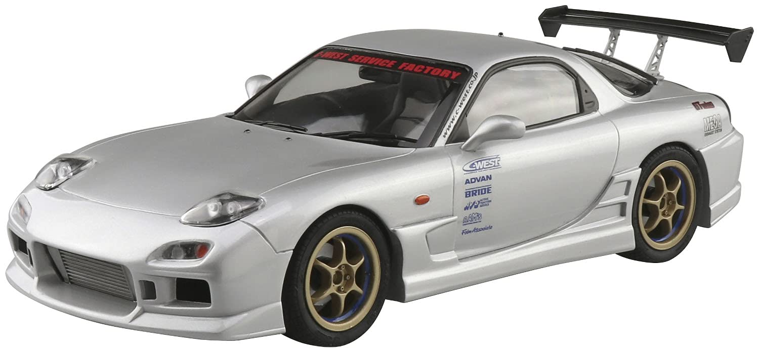 AOSHIMA The Tuned Car No.69 1/24 Mazda C-West Fd3S Rx-7 '99 Plastic Model- Japan Figure Store - #1 Bring To You The Best Japanese Goods
