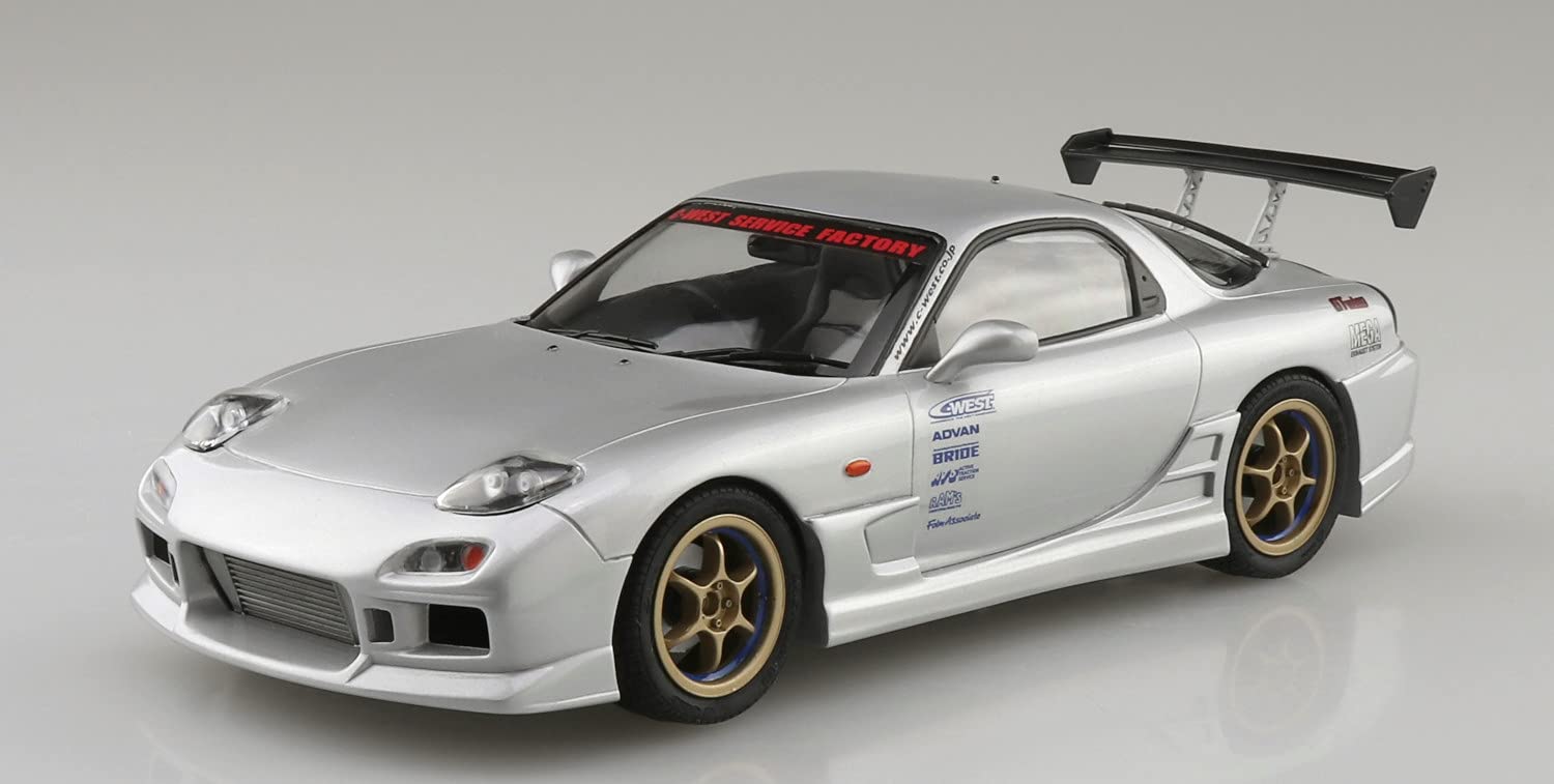 AOSHIMA The Tuned Car No.69 1/24 Mazda C-West Fd3S Rx-7 '99 Plastic Model- Japan Figure Store - #1 Bring To You The Best Japanese Goods
