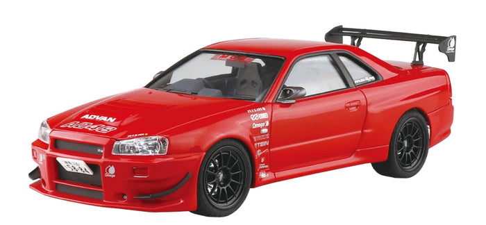 AOSHIMA The Tuned Car 1/24 Nissan Mcr Bnr34 Skyline Gt-R 2002 Plastic Model- Japan Figure Store - #1 Bring To You The Best Japanese Goods