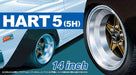AOSHIMA 54369 Tuned Parts 65 1/24 Hart5 5H 14Inch Tire & Wheel Set- Japan Figure Store - #1 Bring To You The Best Japanese Goods