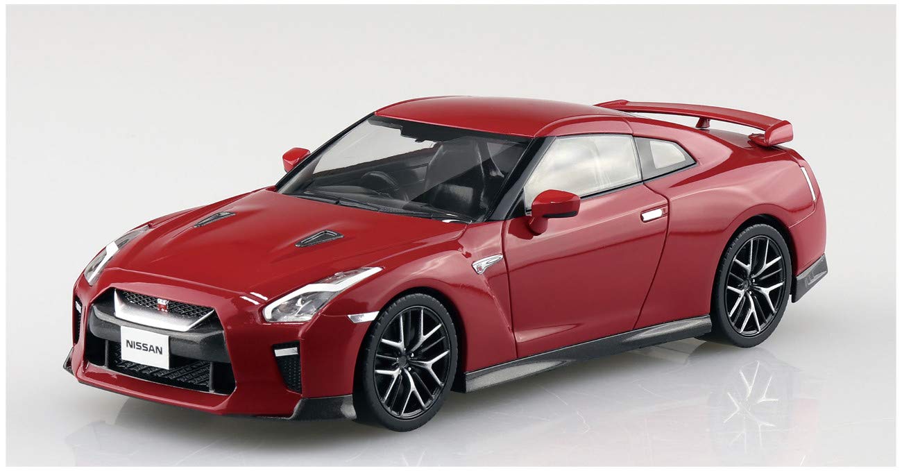 AOSHIMA 58251 07-E Nissan Gt-R Vibrant Red 1/32 Scale Pre-Painted Snap-Fit Kit- Japan Figure Store - #1 Bring To You The Best Japanese Goods
