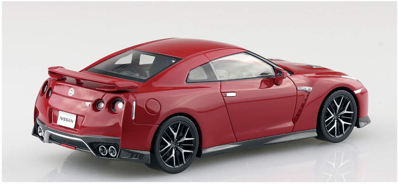 AOSHIMA 58251 07-E Nissan Gt-R Vibrant Red 1/32 Scale Pre-Painted Snap-Fit Kit- Japan Figure Store - #1 Bring To You The Best Japanese Goods
