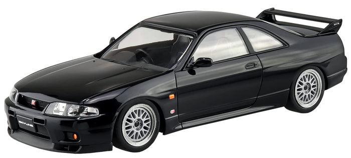 Aoshima Bunka Kyozai 1/32 Nissan R33 Skyline Gt-R Snap Kit Japan Black Color Coded Plastic Model No.15-Sp2- Japan Figure Store - #1 Bring To You The Best Japanese Goods
