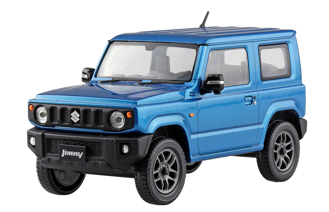 Aoshima Bunka Kyozai 1/32 The Snap Kit Series Suzuki Jimny Brisk Blue Metallic Color Coded Plastic Model 08-C- Japan Figure Store - #1 Bring To You The Best Japanese Goods
