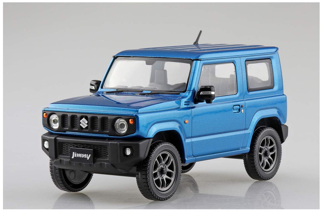 Aoshima Bunka Kyozai 1/32 The Snap Kit Series Suzuki Jimny Brisk Blue Metallic Color Coded Plastic Model 08-C- Japan Figure Store - #1 Bring To You The Best Japanese Goods