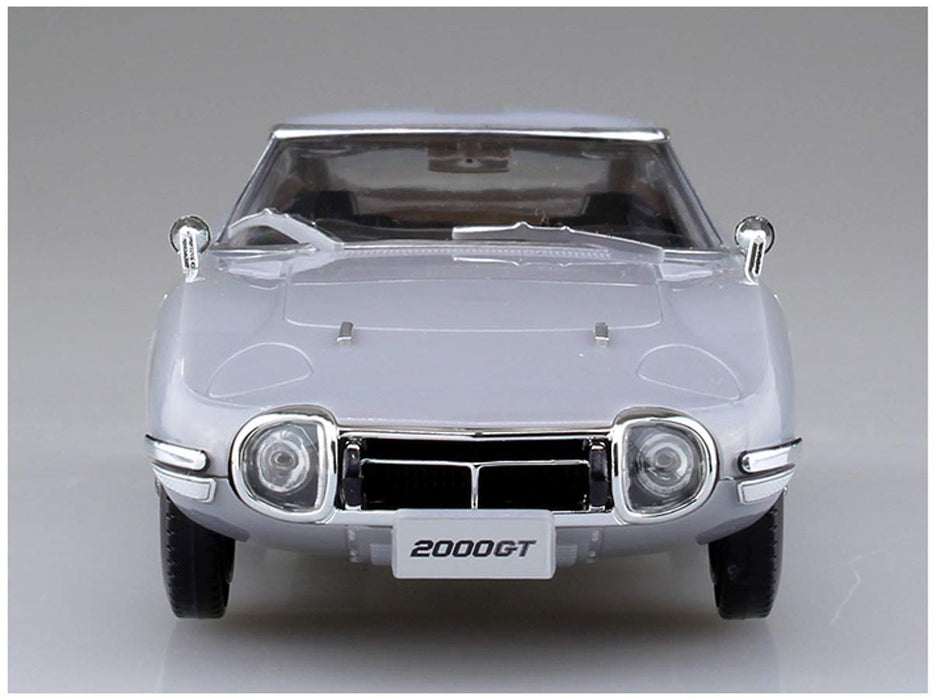 AOSHIMA 56295 Toyota 2000Gt Thunder Silver Metallic 1/32 Scale Pre-Painted Snap-Fit Kit- Japan Figure Store - #1 Bring To You The Best Japanese Goods