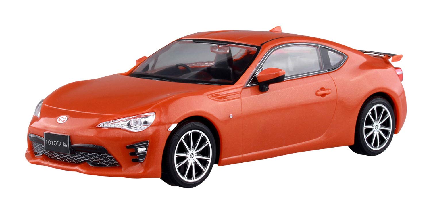 AOSHIMA 54192 Toyota 86 Orange Metallic 1/32 Pre-Painted Snap-Fit Kit- Japan Figure Store - #1 Bring To You The Best Japanese Goods