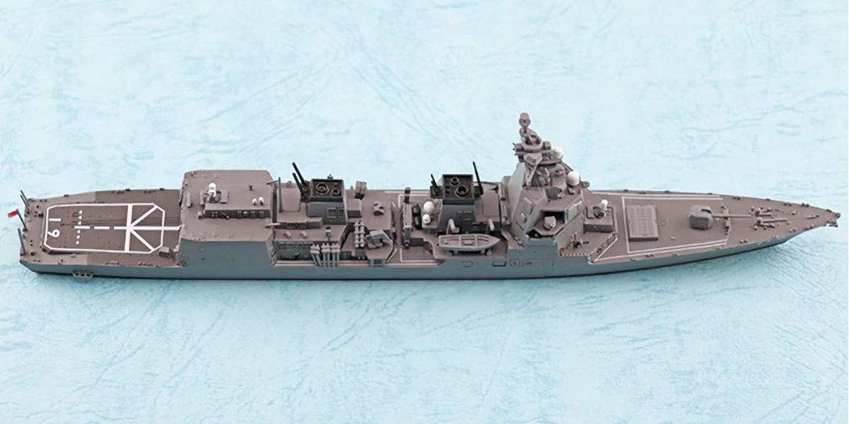 AOSHIMA Waterline 1/700 Jmsdf Defense Destroyer Asahi Dd-119 Plastic Model- Japan Figure Store - #1 Bring To You The Best Japanese Goods