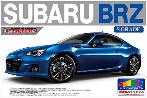 Aoshima Subaru Brz'12 Wr Blue Mica Plastic Model Kit