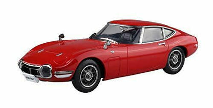 Aoshima Toyota 2000gt Solar Red 1/32 Scale Plastic Model