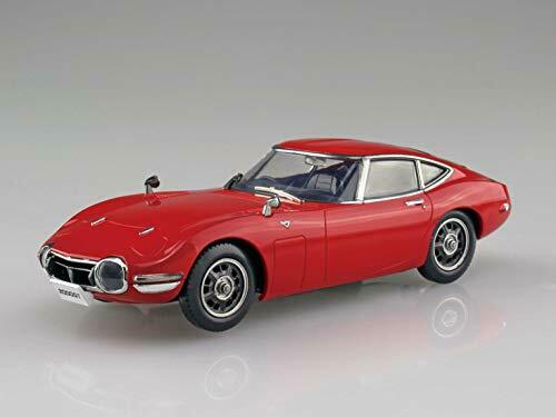 Aoshima Toyota 2000gt Solar Red 1/32 Scale Plastic Model