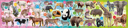 Apollo-Sha 24-165 Jigsaw Puzzle Zoo Animals Panorama Puzzle 8+12+16 Pieces- Japan Figure Store - #1 Bring To You The Best Japanese Goods