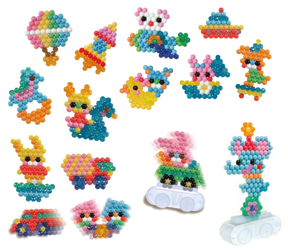 Epoch Aqua Beads Art Rattling Moving Vehicle Set AQ95 for Kids- Japan Figure Store - #1 Bring To You The Best Japanese Goods