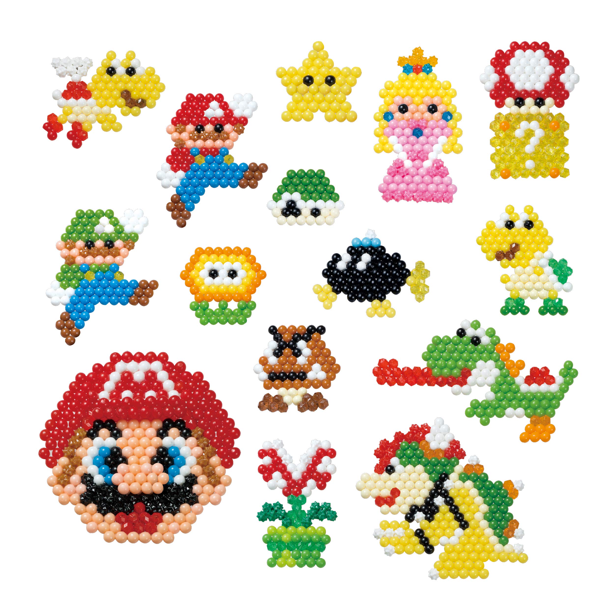 Epoch Super Mario Aquabeads Set Water-Sticking Toy for Ages 6 and Up Aq-S87- Japan Figure Store - #1 Bring To You The Best Japanese Goods