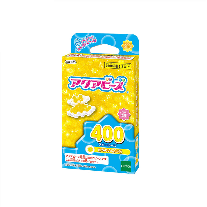Epoch Aquabeads Star Beads Tomei Yellow Age 6+ Water Sticking Toy AQ-333- Japan Figure Store - #1 Bring To You The Best Japanese Goods