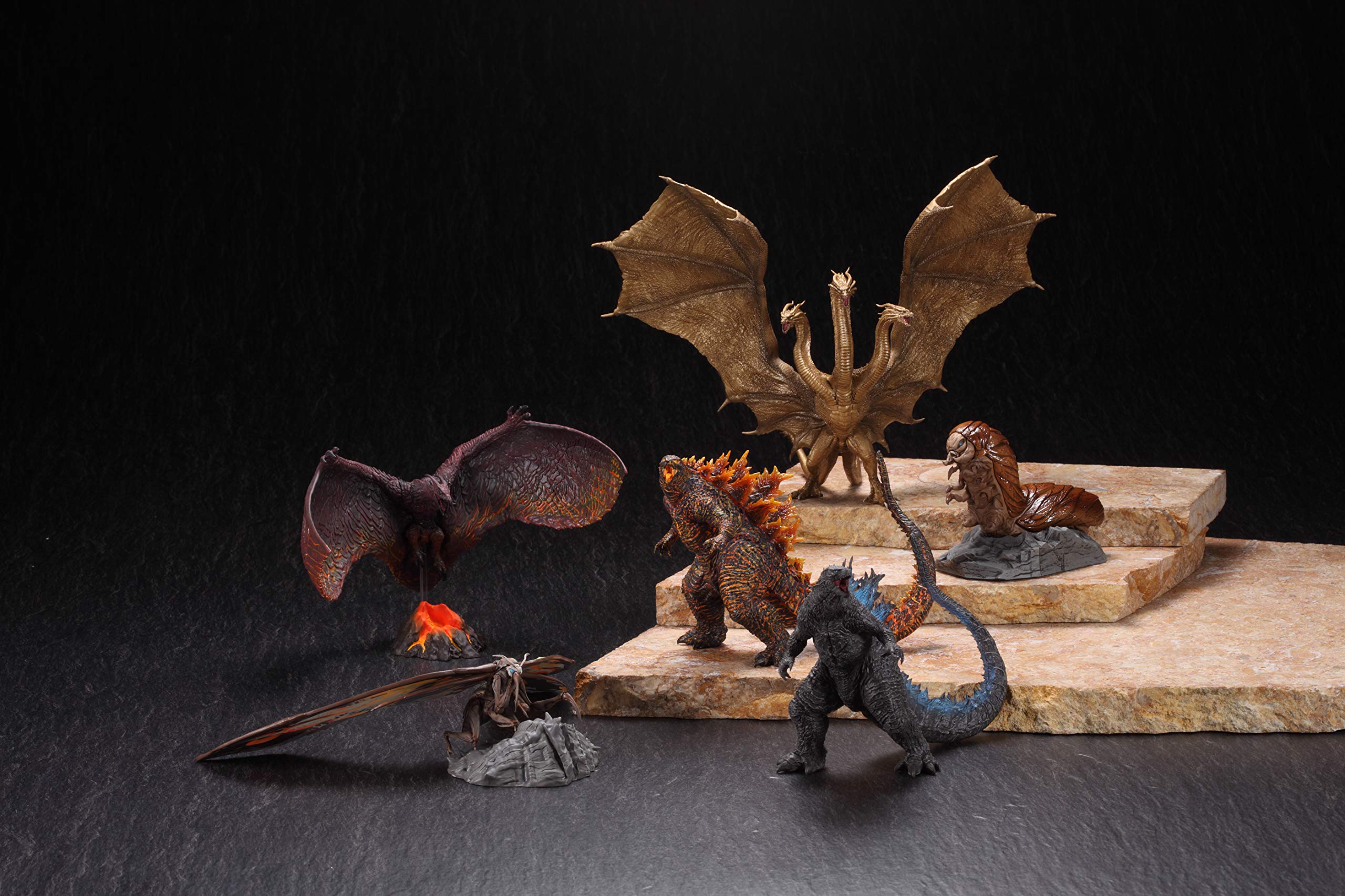 KEN ELEPHANT Art Spirits Gekizou Series Godzilla 2019 Figure 6 Pcs Box- Japan Figure Store - #1 Bring To You The Best Japanese Goods