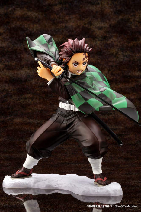 KOTOBUKIYA Pp840 Artfx J Tanjiro Kamado 1/8 Scale Figure Demon Slayer: Kimetsu No Yaiba- Japan Figure Store - #1 Bring To You The Best Japanese Goods