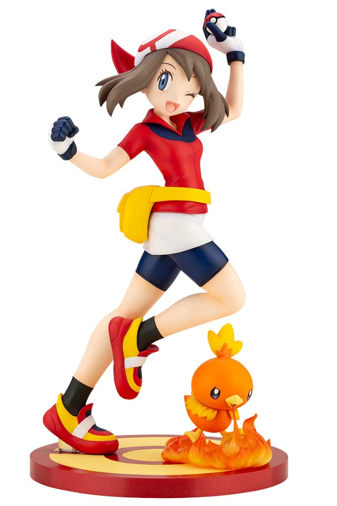 KOTOBUKIYA Artfx J May With Torchic 1/8 Figure Pokemon- Japan Figure Store - #1 Bring To You The Best Japanese Goods
