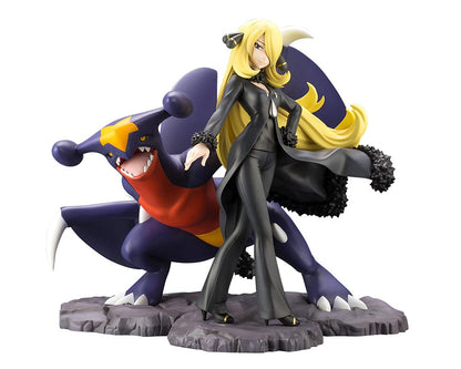 Kotobukiya Artfx J Cynthia with Garchomp 1/8 Japanese Plastic Scale Figure Toys- Japan Figure Store - #1 Bring To You The Best Japanese Goods