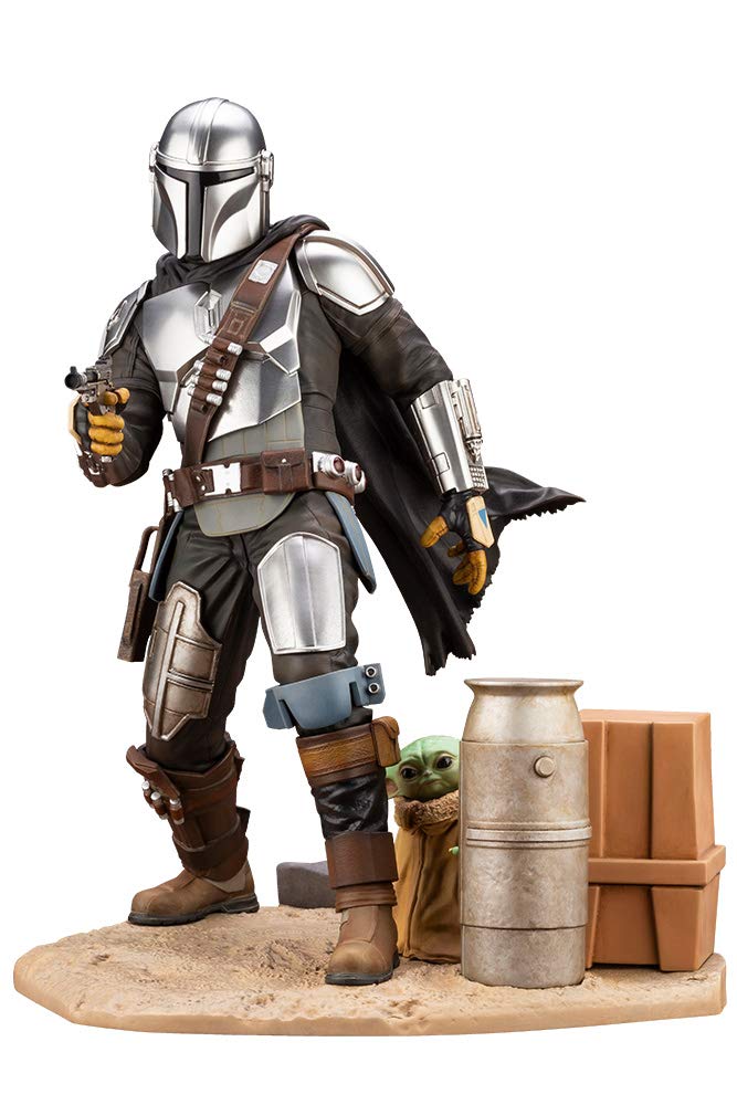 KOTOBUKIYA Artfx Mandalorian & The Child 1/7 Figure Star Wars: The Mandalorian- Japan Figure Store - #1 Bring To You The Best Japanese Goods