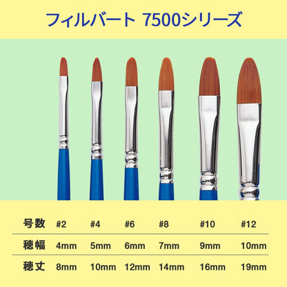 Athena Lovia 7500 Series #6 Filbert Brush- Japan Figure Store - #1 Bring To You The Best Japanese Goods