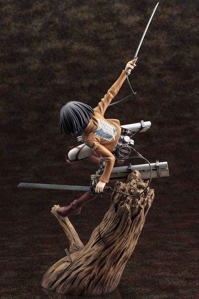 Kotobukiya Attack On Titan Mikasa Ackerman 1/8 Scale Artfx J Renewal Ver. Painted PVC Figure- Japan Figure Store - #1 Bring To You The Best Japanese Goods