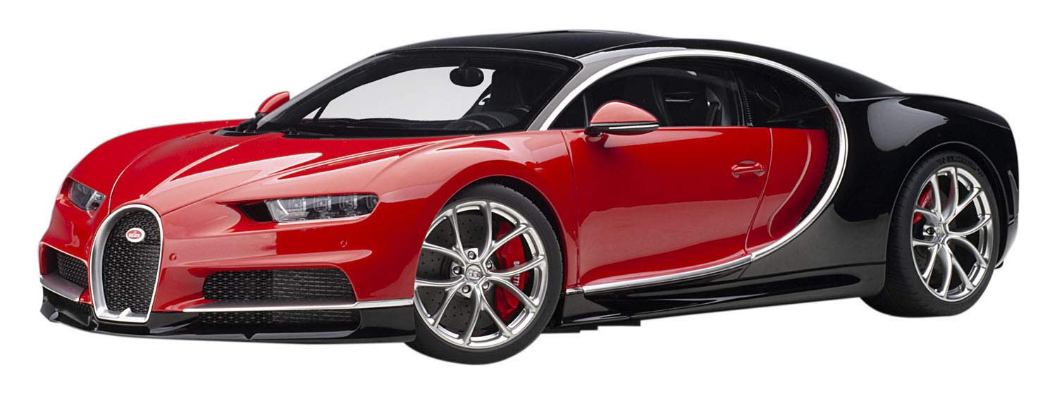 Autoart 1/12 Bugatti Chiron 2017 Red/Black 12113- Japan Figure Store - #1 Bring To You The Best Japanese Goods