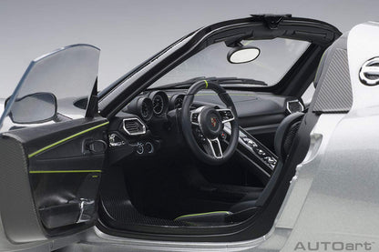 Autoart 1/12 Porsche 918 Spider Silver Metallic- Japan Figure Store - #1 Bring To You The Best Japanese Goods