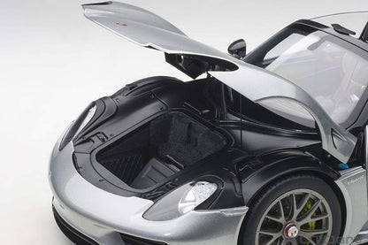 Autoart 1/12 Porsche 918 Spider Silver Metallic- Japan Figure Store - #1 Bring To You The Best Japanese Goods