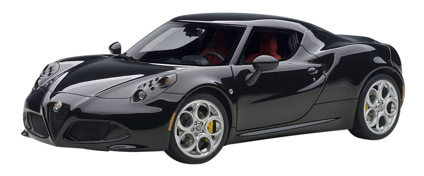 Autoart 1/18 Alfa Romeo 4C Black- Japan Figure Store - #1 Bring To You The Best Japanese Goods