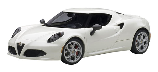 Autoart 1/18 Alfa Romeo 4C White- Japan Figure Store - #1 Bring To You The Best Japanese Goods