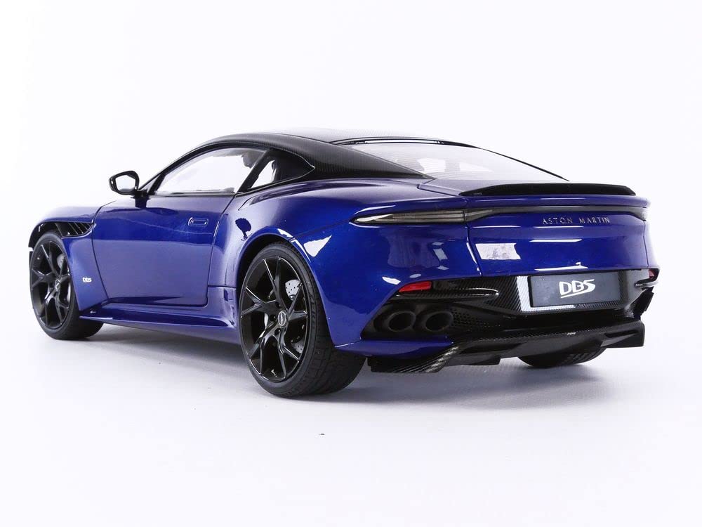 Autoart 1/18 Aston Martin DBS Superleggera 70294 Dark Blue/Carbon Black Roof- Japan Figure Store - #1 Bring To You The Best Japanese Goods
