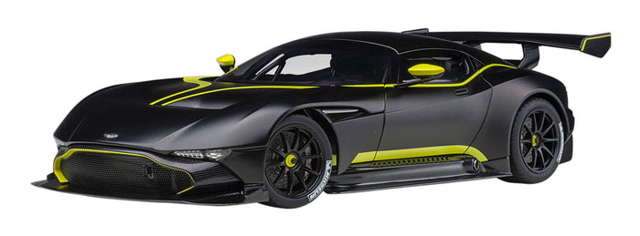 Autoart 1/18 Aston Martin Vulcan Matte Black/Lime Green Stripe- Japan Figure Store - #1 Bring To You The Best Japanese Goods
