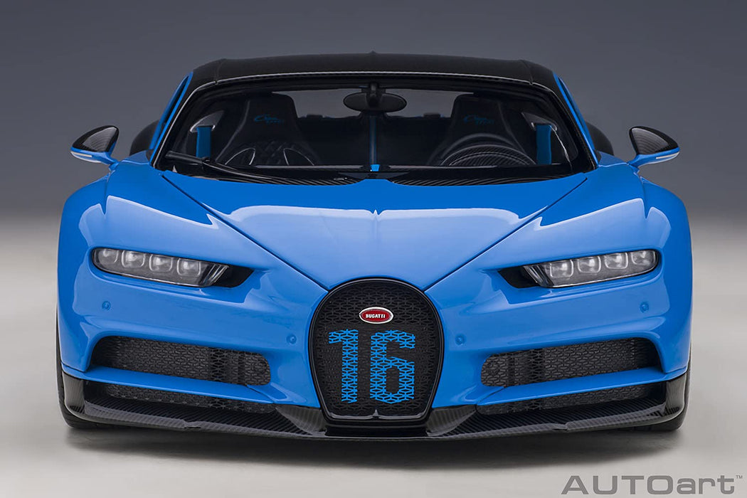 Autoart 1/18 Bugatti Chiron Sport 70997 French Blue/Carbon Black- Japan Figure Store - #1 Bring To You The Best Japanese Goods