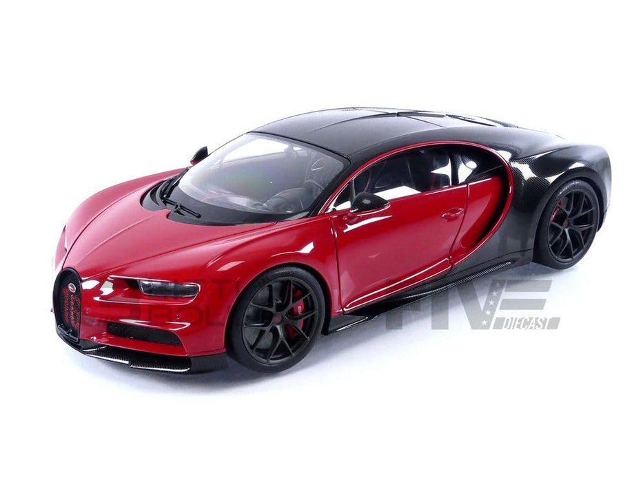 Autoart 1/18 Bugatti Chiron Sport 70996 Red/Carb Black- Japan Figure Store - #1 Bring To You The Best Japanese Goods