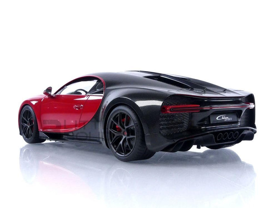 Autoart 1/18 Bugatti Chiron Sport 70996 Red/Carb Black- Japan Figure Store - #1 Bring To You The Best Japanese Goods