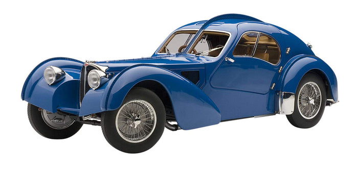 Autoart 1/18 Bugatti Type 57Sc Atlantic 1938 Blue/Wire Wheels- Japan Figure Store - #1 Bring To You The Best Japanese Goods