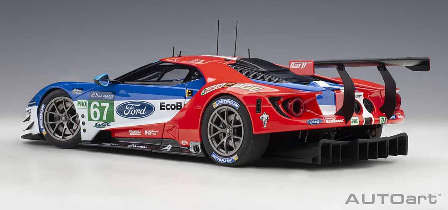 Autoart 1/18 Ford GT 2017 Le Mans 24Hrs LMGTE Pro Class 2nd Place 81710- Japan Figure Store - #1 Bring To You The Best Japanese Goods